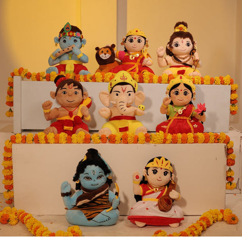 Pandas Box Mantra Chanting Baby God Idols